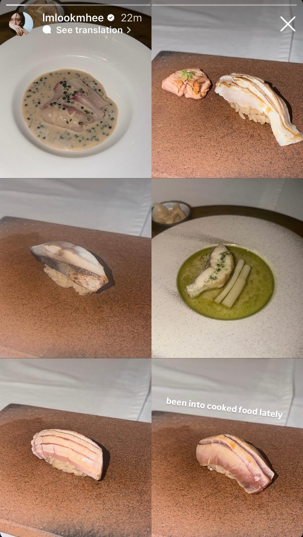 LM快拍更新：been into cooked food lately 