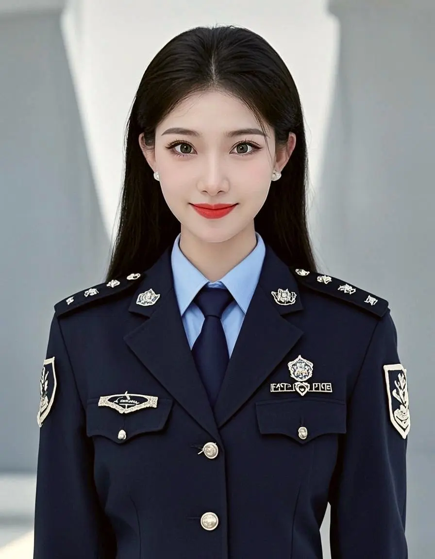 正义警花也算是圆了小时候的警察梦啦👮