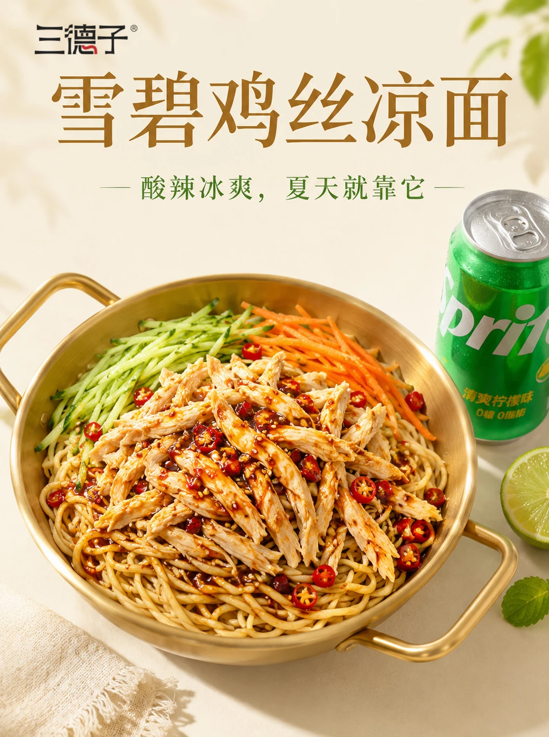 夏天没胃口？这碗雪碧鸡丝凉面拯救了我