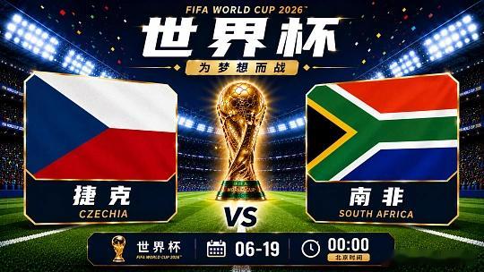 025   世界杯 捷克 VS 南非方向：主胜比分；1-0 2-1 2-0进球数