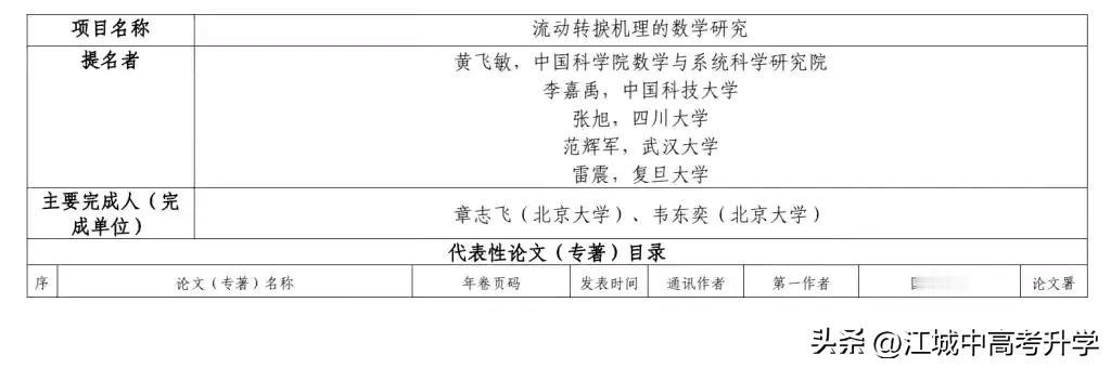 北大韦神参与项目被提名2025年度国家自然科学奖，韦神是主要完成人之一。

众所