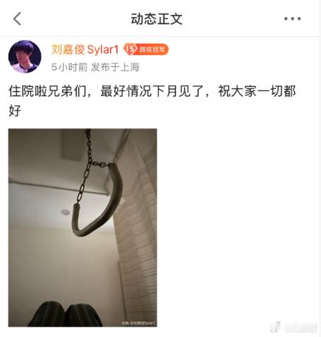 Sylar骨折了，我看Sylar鱼吧都说是扳手腕造成的，不知道具体是什么情况啊，