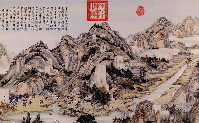 第一次金川之役动用兵力7万余人，军费2000余万两，仗还是没打赢。
乾隆喜欢打富