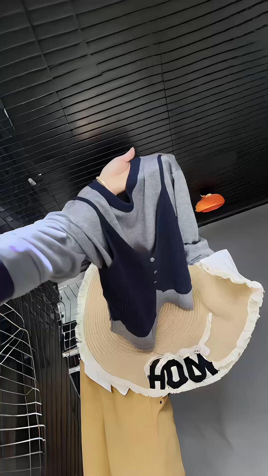 韩系穿搭 慵懒风穿搭 针织衫  早秋穿搭 这也太好看了