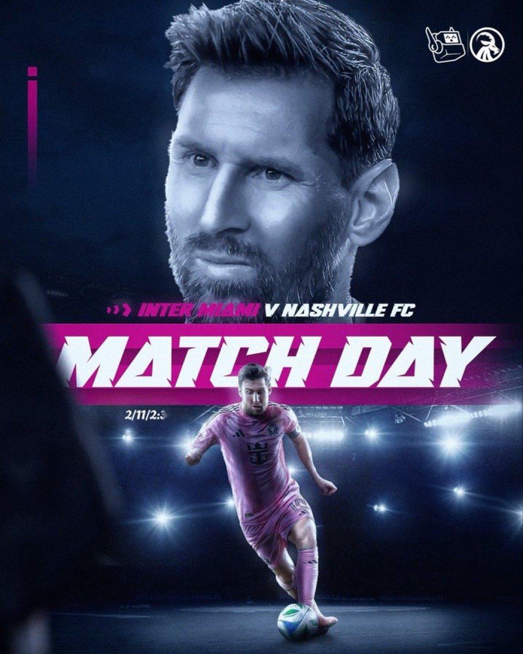 梅西[超话]  【MATCHDAY & MESSIDAY】明早七点半看梅西🔥季
