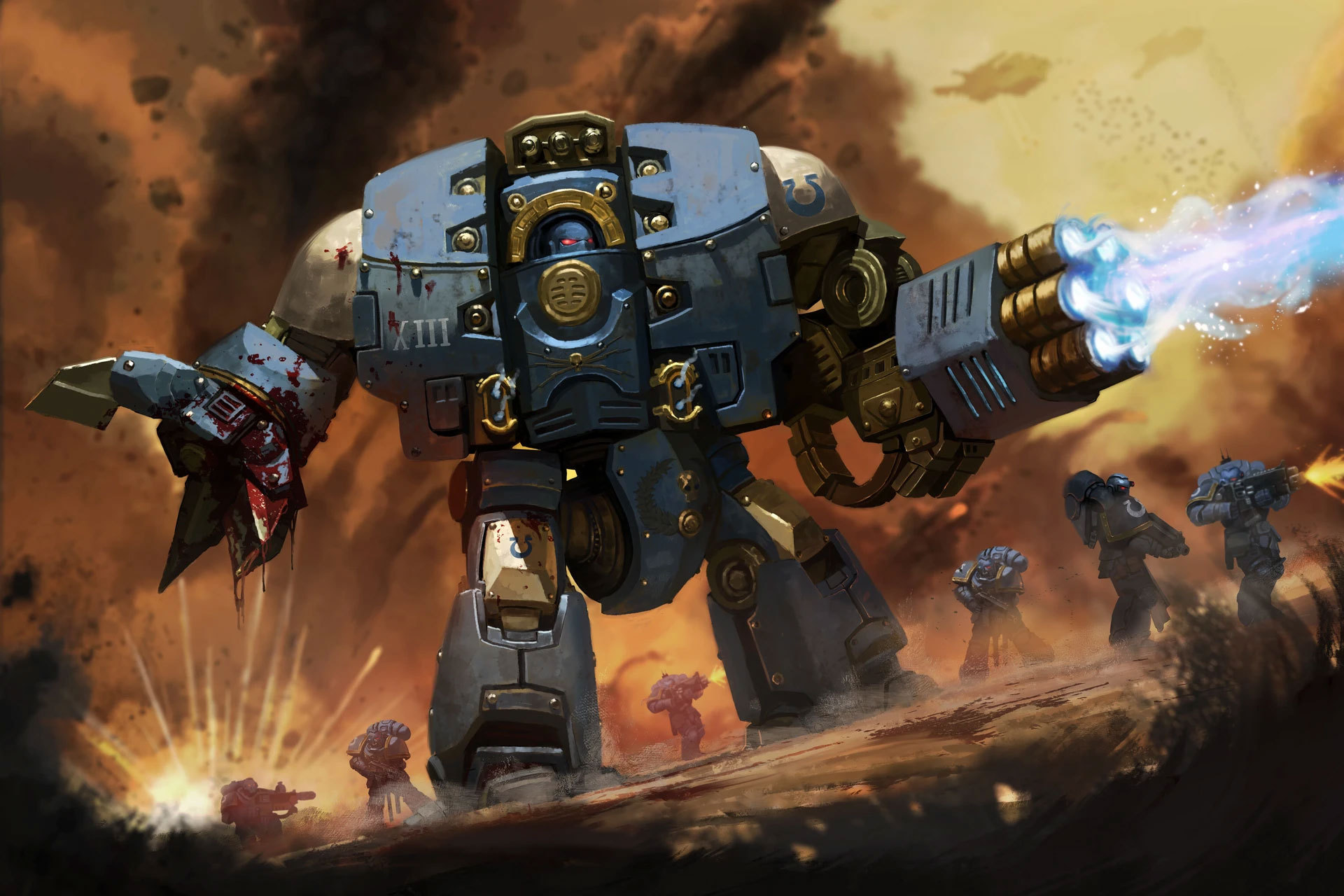 战锤40k[超话] 奥特拉玛之子by Rigo Vega ​​​