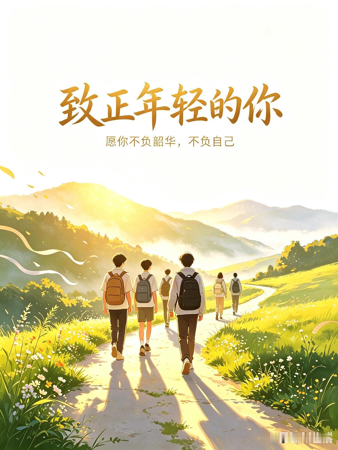 青春寄语《致正年轻的你》原创首发。作者，杰出的玉见。2026年7月31日。
 