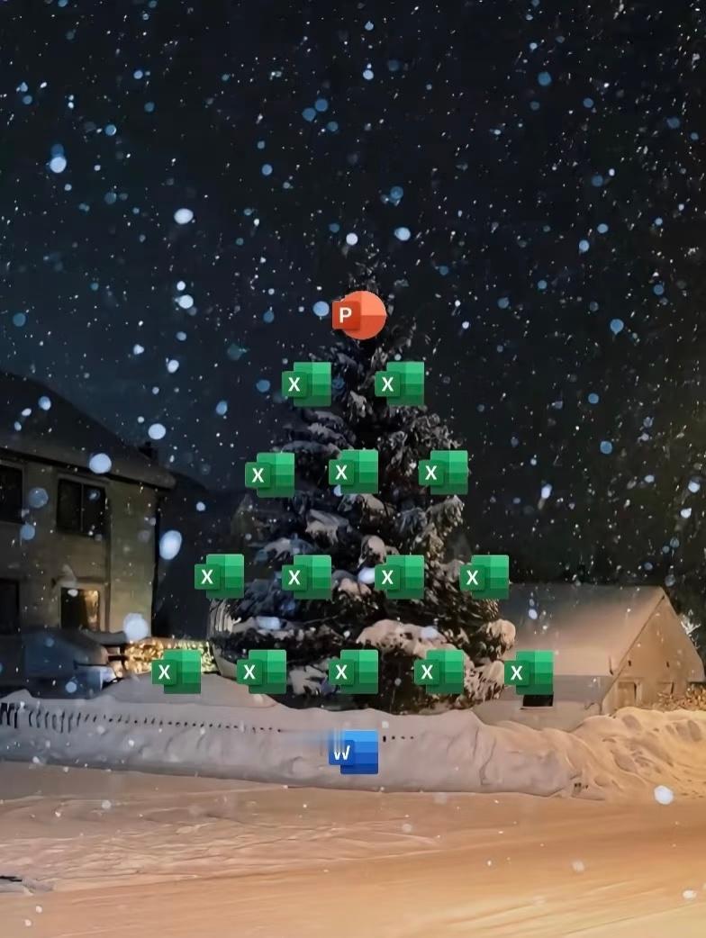 如何用一棵树解决所有社交关系圣诞树🎄这可是个挂礼物的好载体。不是圣诞树买不起，