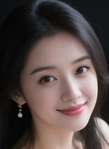 眉目澄澈温婉，自带一份清雅风骨。不施浓艳，却楚楚动人，一抬眼顾盼生辉，蕙质兰心，