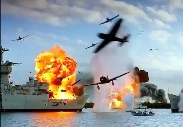 [太阳]其实很多人奇怪，二战的时候，日本人都没打下中国，怎么会去轰炸美军的珍珠港