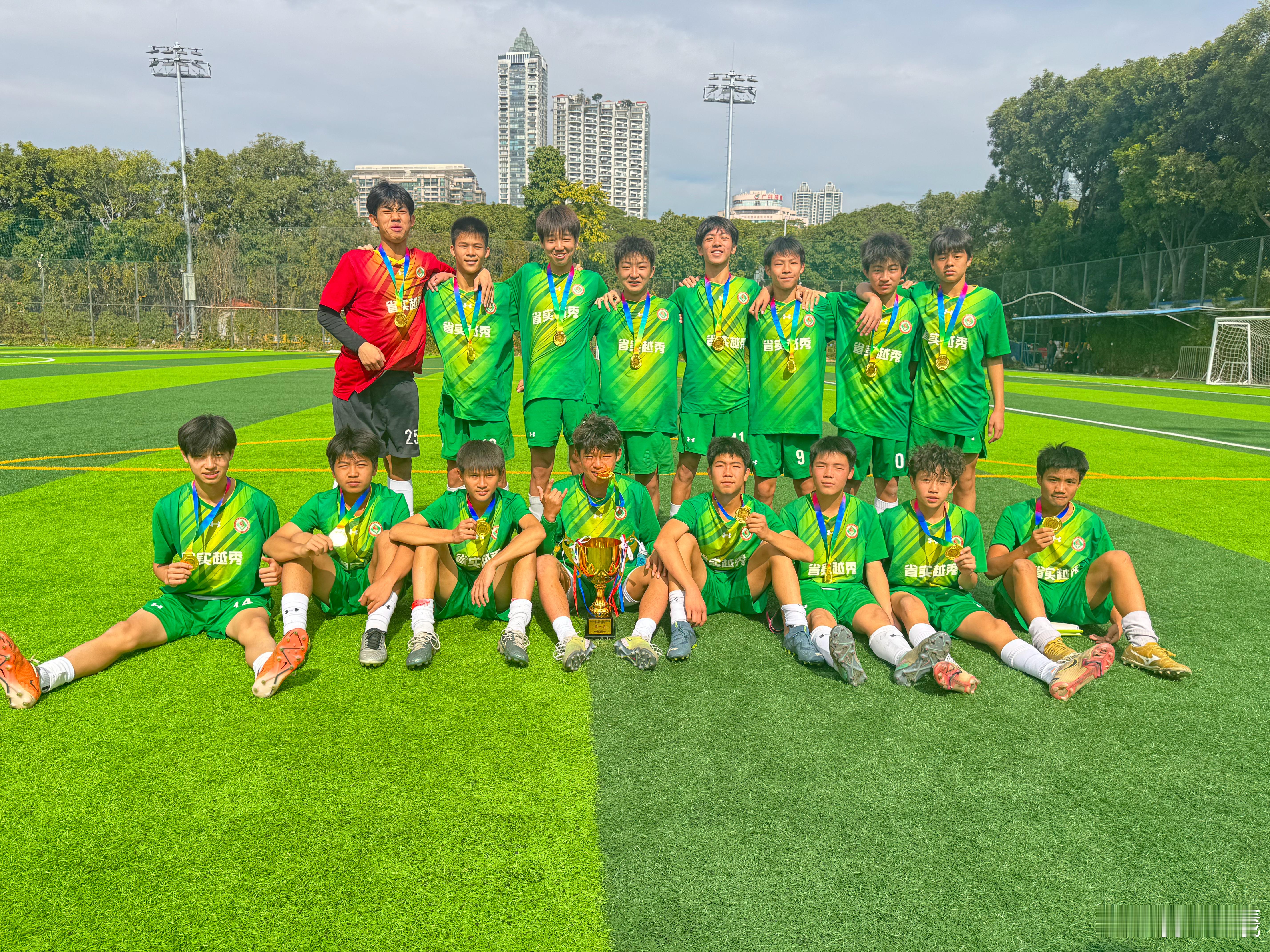 广州越秀区超级组U15组冠军🏆 