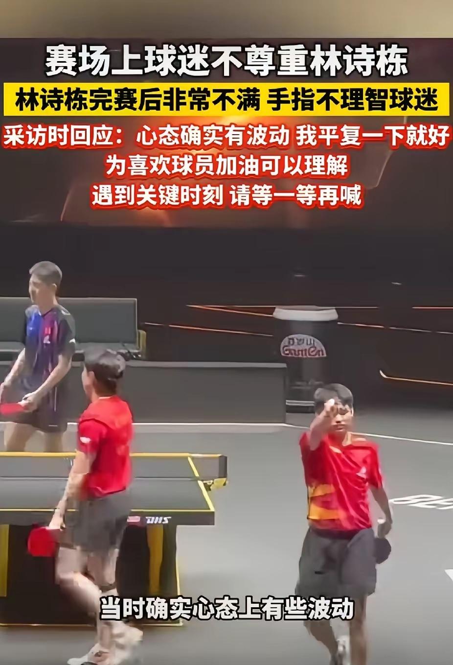 不就是打了一个4:0吗？结果就是林诗栋被一堆人骂。
难道说这些人是想把林诗栋也骂