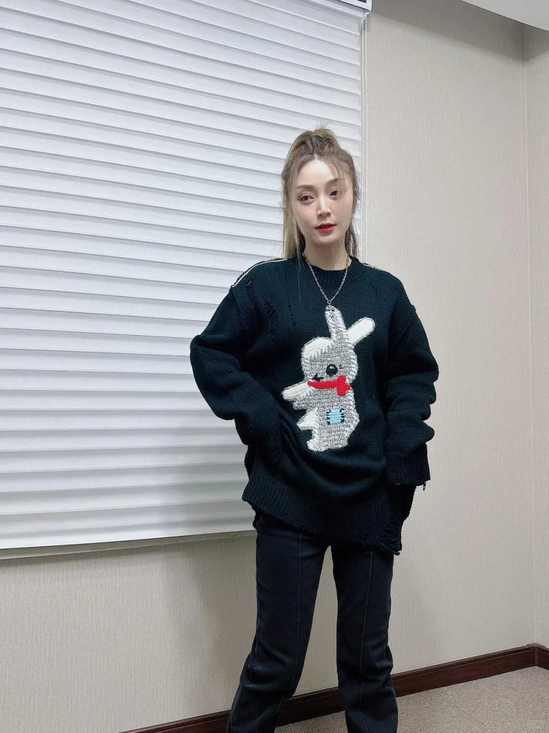 UOOYAA乌丫 补丁🐰可爱毛衣