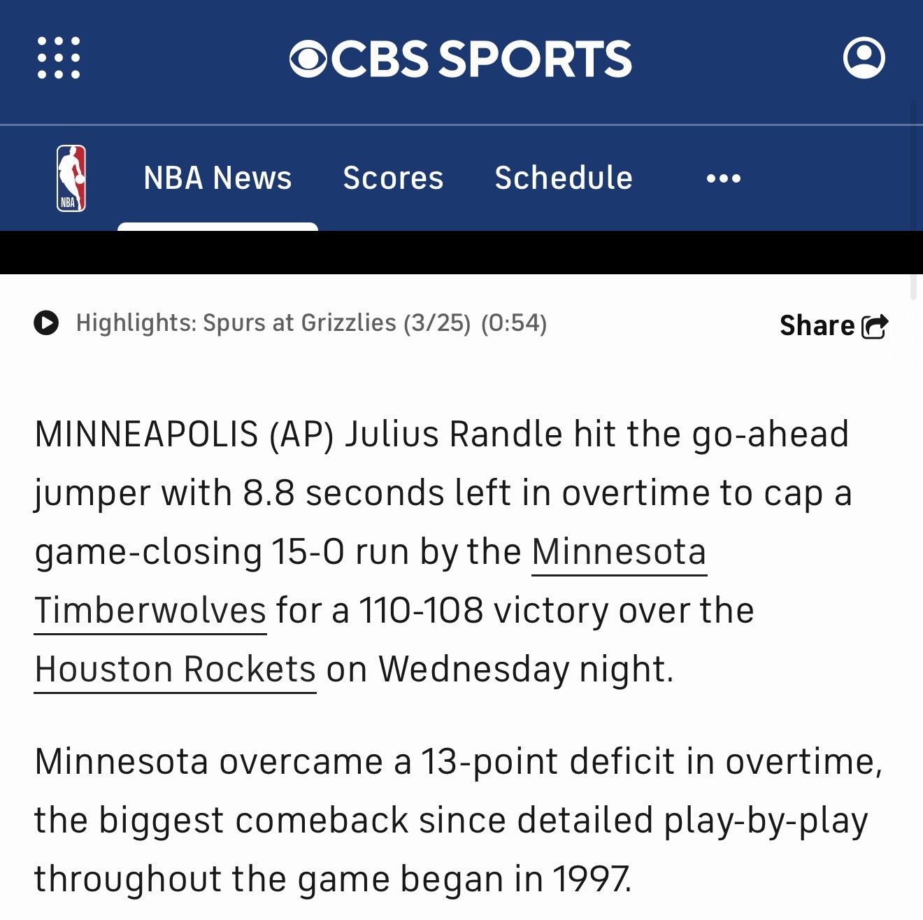 实锤了，自1997年有pbp数据统计以来，加时赛领先13分被逆转无人出其右，我这