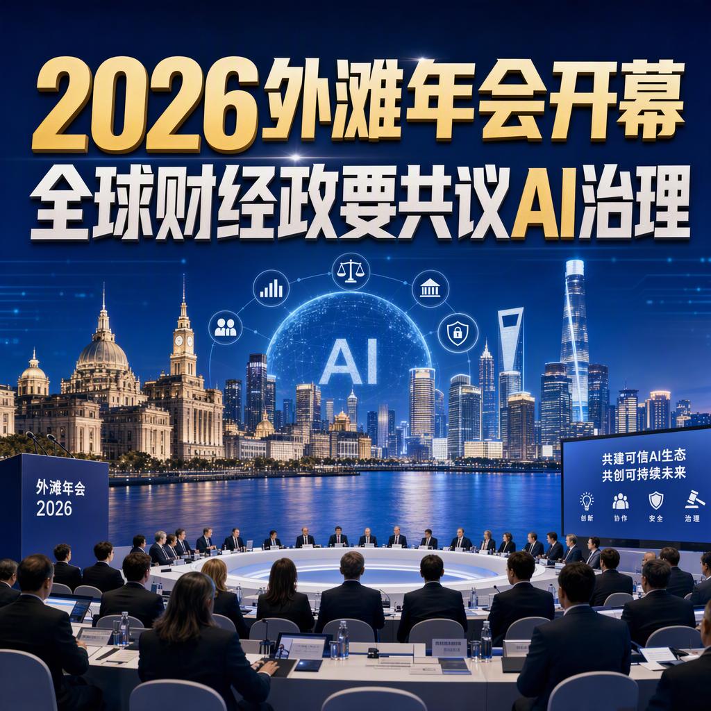 9位央行行长、6位财长、24个国家的嘉宾同场，2026外滩年会开幕首日，AI治理