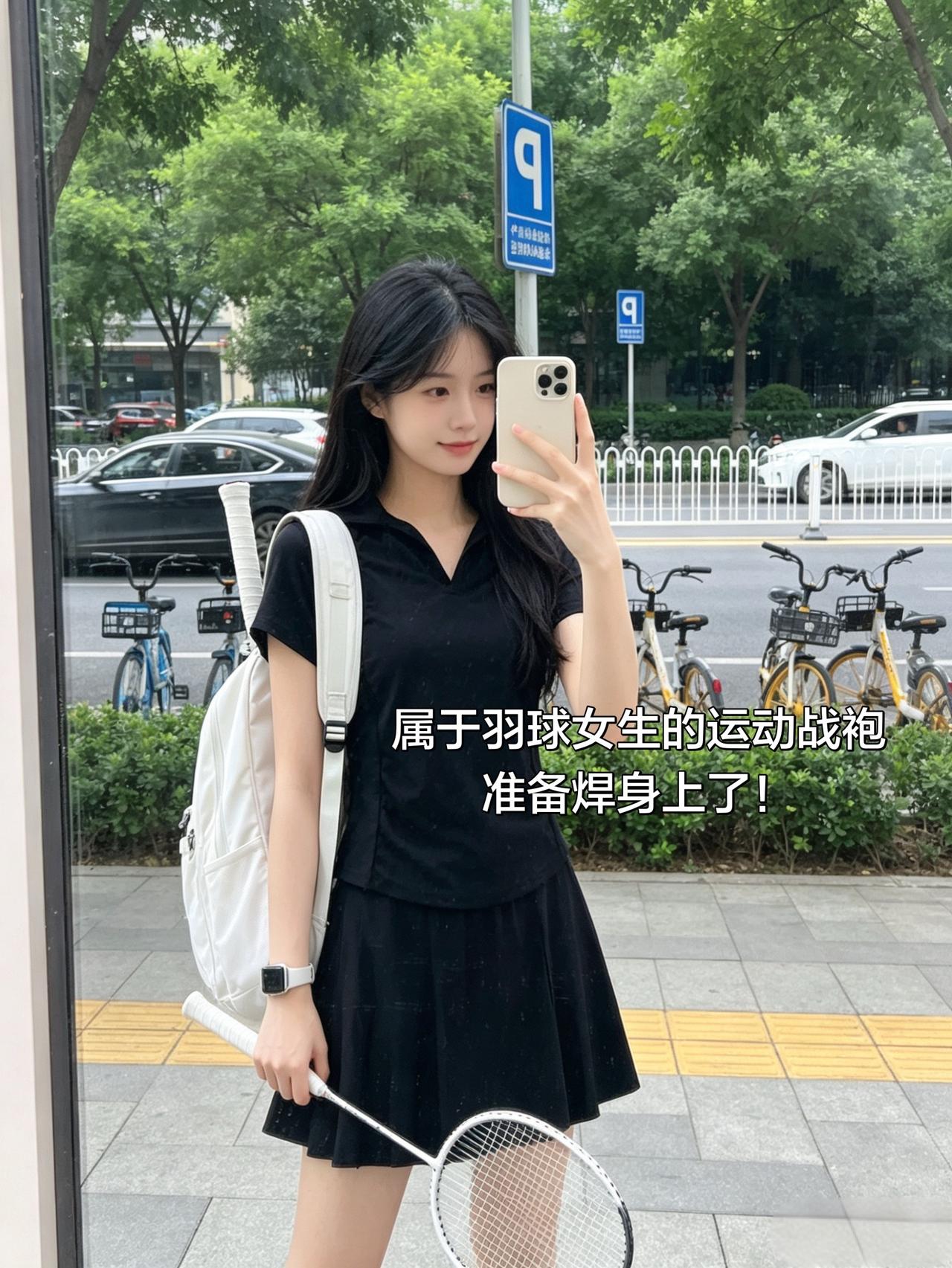 属于羽球女生的运动战袍
准备焊身上了！