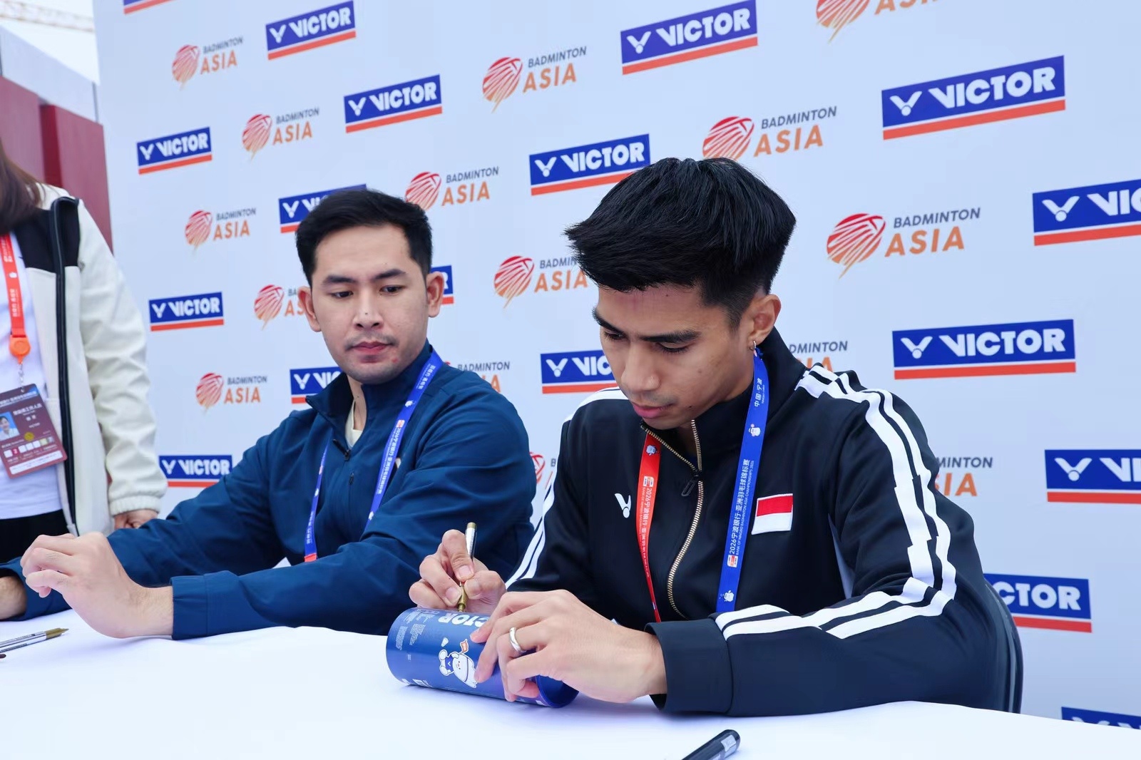 咖伊签约VICTOR后首场见面会📷亚羽争雄胜利在握2026年羽毛球亚锦赛