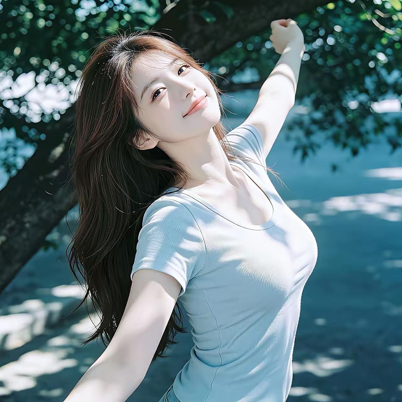 AI之下，满足了我对美女的一切幻想和标准
多看美女吧
延年益寿啊