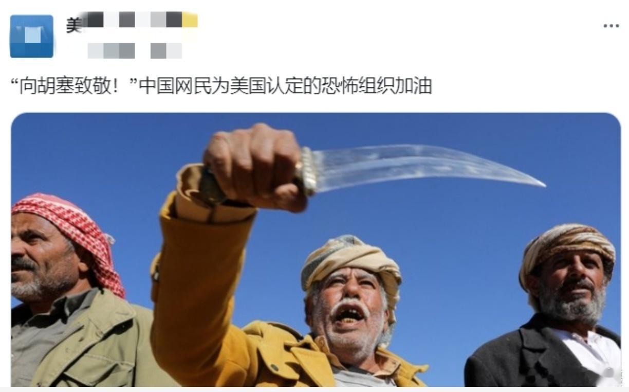 美国毒媒：中国网民为美国认定的恐怖组织加油！网友：#巴以冲突# 到底谁在提供武器