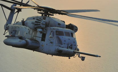 每天认识一件兵器 CH-53E“超级种马”运输直升机［美］机长：30.2米主旋翼
