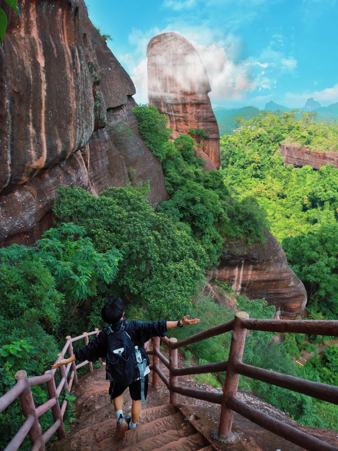我很少用“震撼”来形容一座山😭