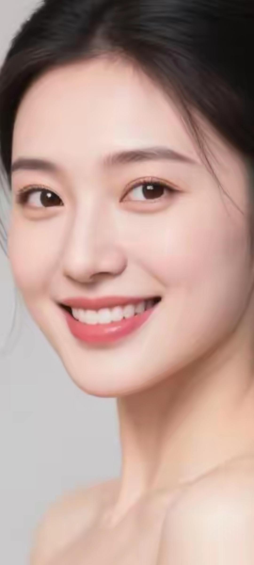 甜美笑容，元气满满，元气少女上线！😊✨