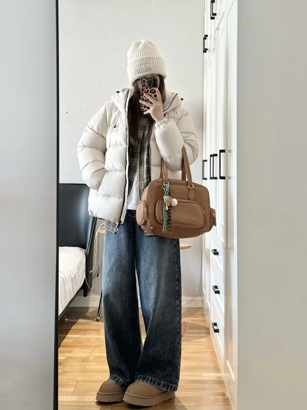 过冬羽绒服我先试穿了