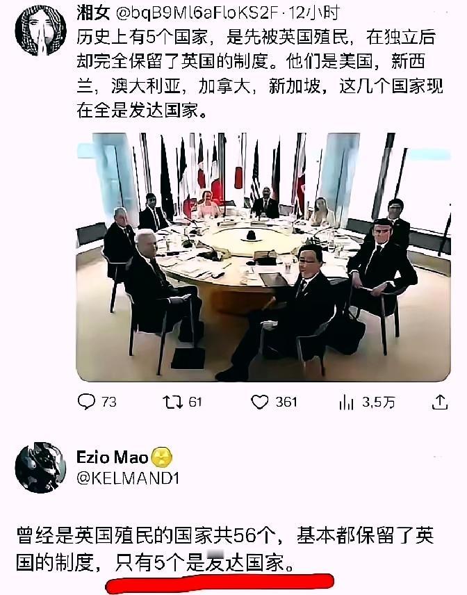 广义口径，被英国殖民过的国家有65个。狭义口径剔除部分短暂托管、军事占领的国家，