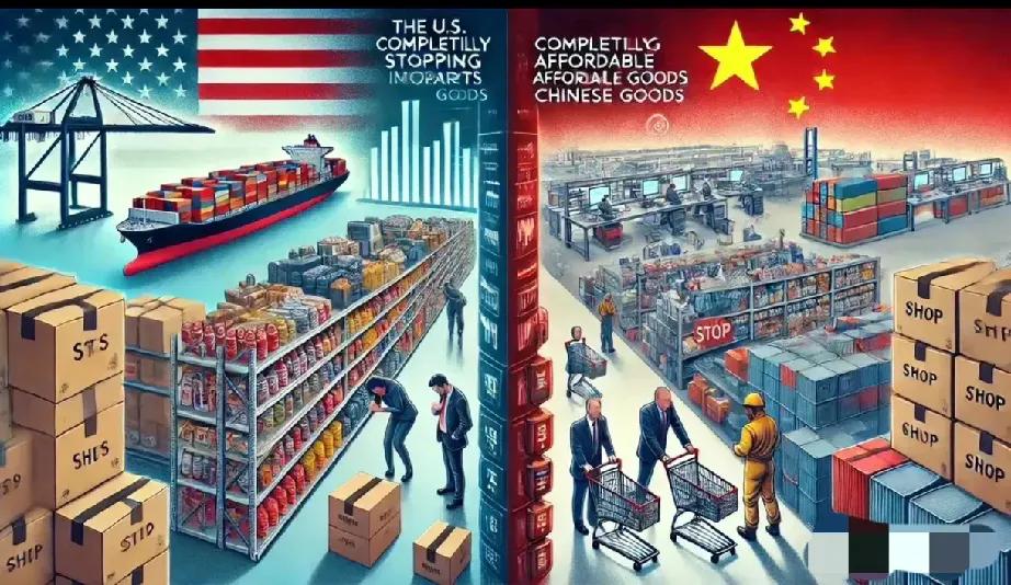 若美国全面禁止进口中国商品，中美两国谁的损失更大？
 
首先我们需要认识到，中美