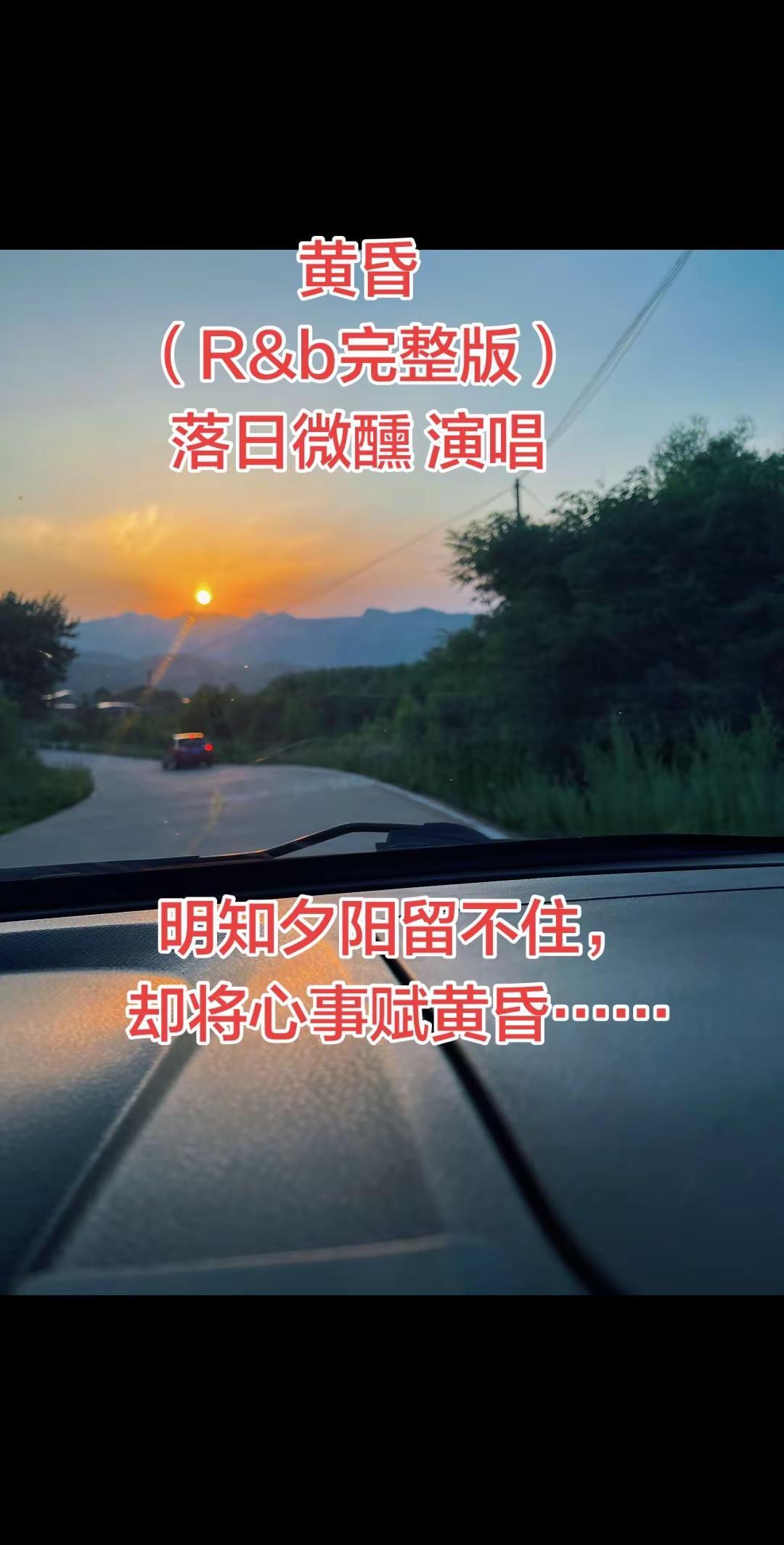 明知夕阳留不住，却将心事赋黄昏，如若再回初见时，不看黄昏不看人⋯