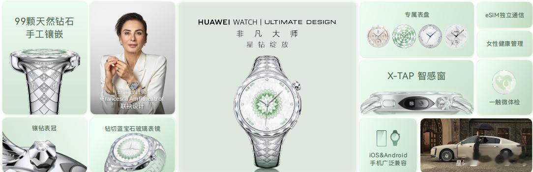 华为非凡大师女表一分钟全部售罄  刘雯的时尚影响力再次得到验证！自官宣出任HUA