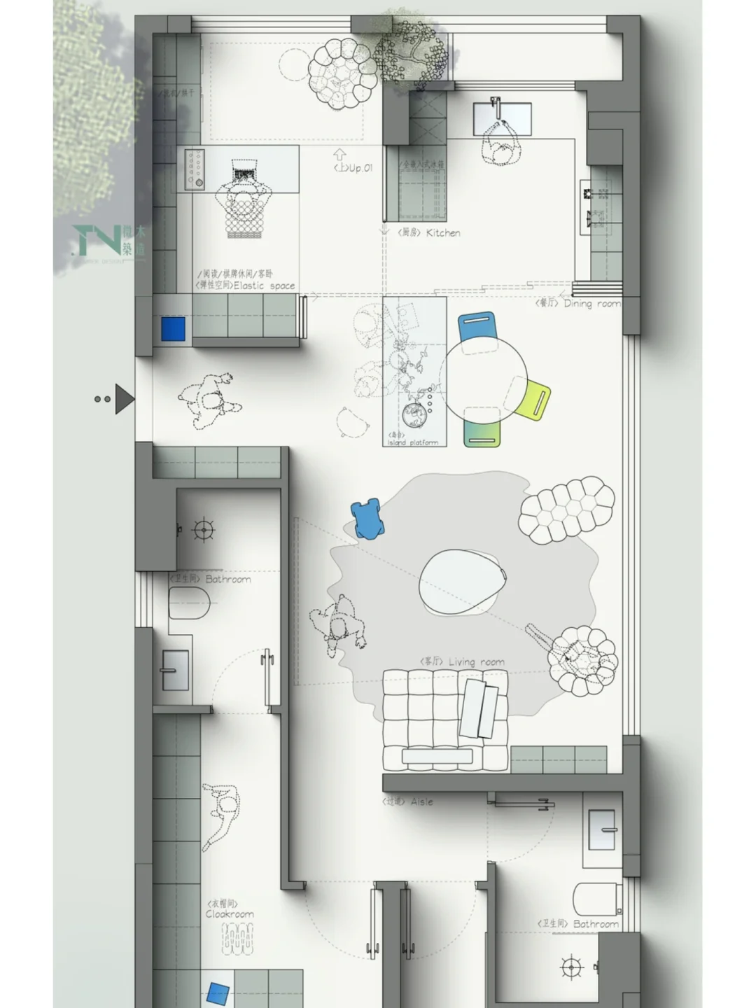 户型优化第22期｜105平精装房重装优化升级｜