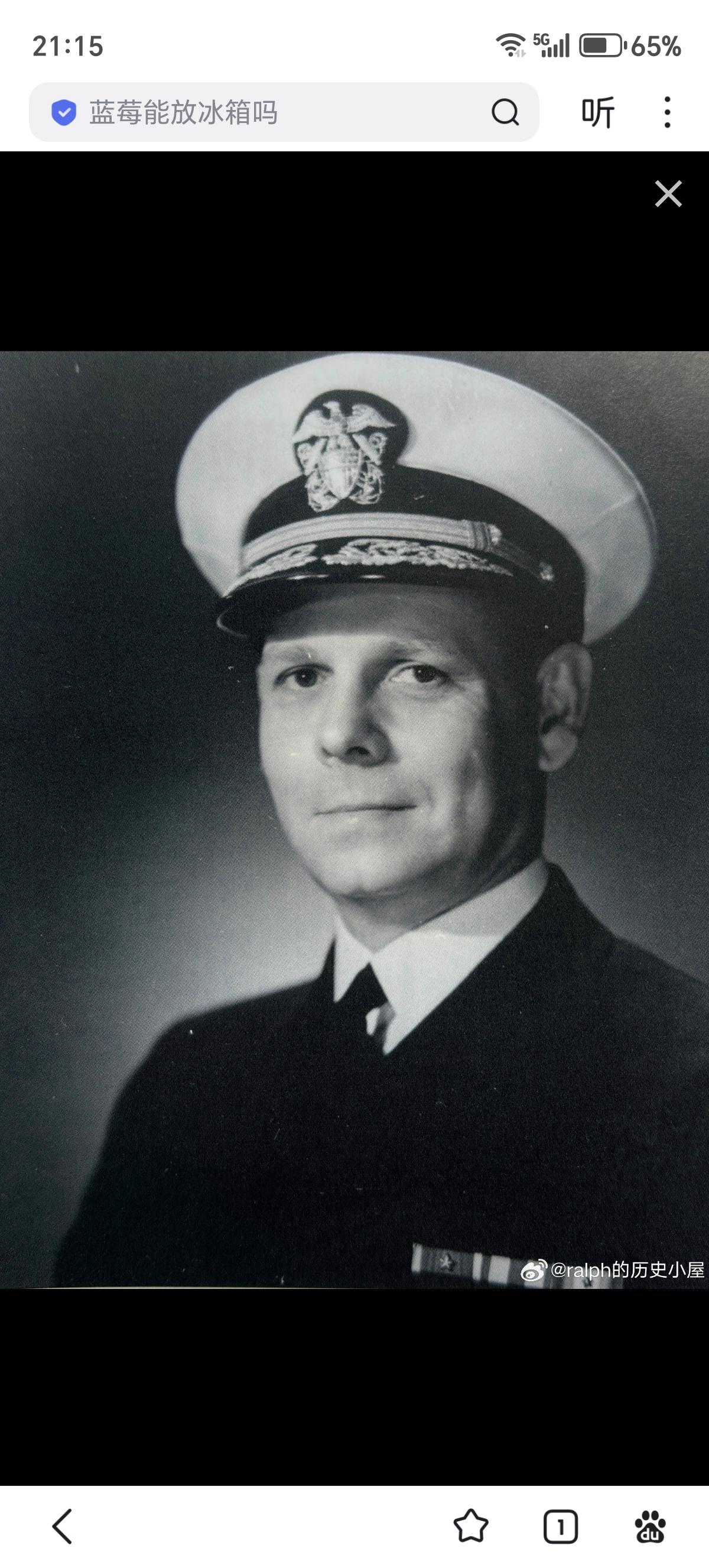 中美合作所美方司令Milton Edward Miles梅乐斯（1900.4.6