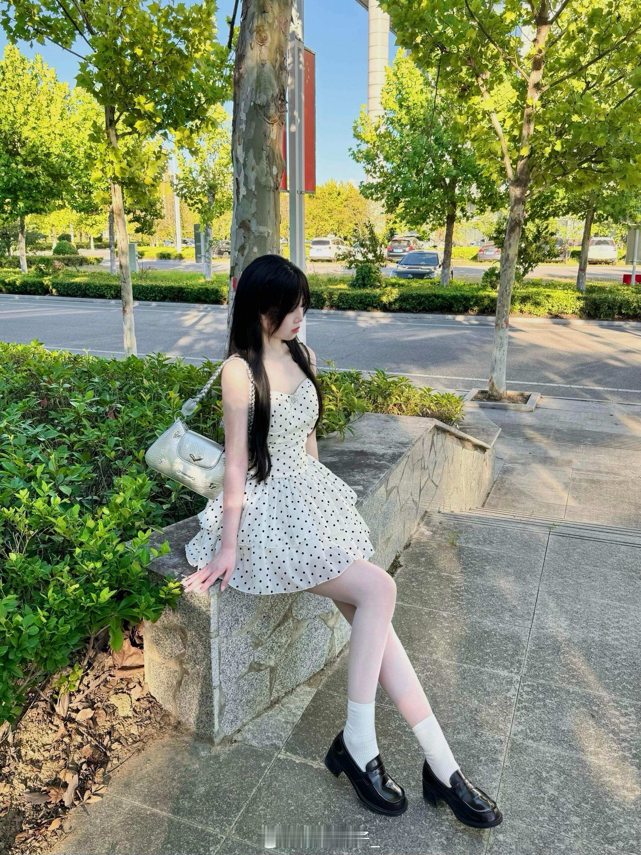 波点裙好仙～ ​​​