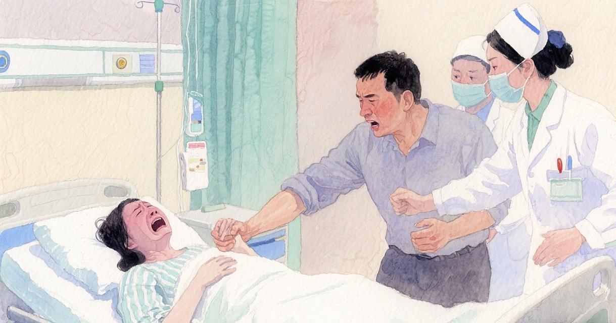 近日，在杭州发生了一起令人震惊的事件。一位产妇在分娩过程中因疼痛难忍而大哭，然而