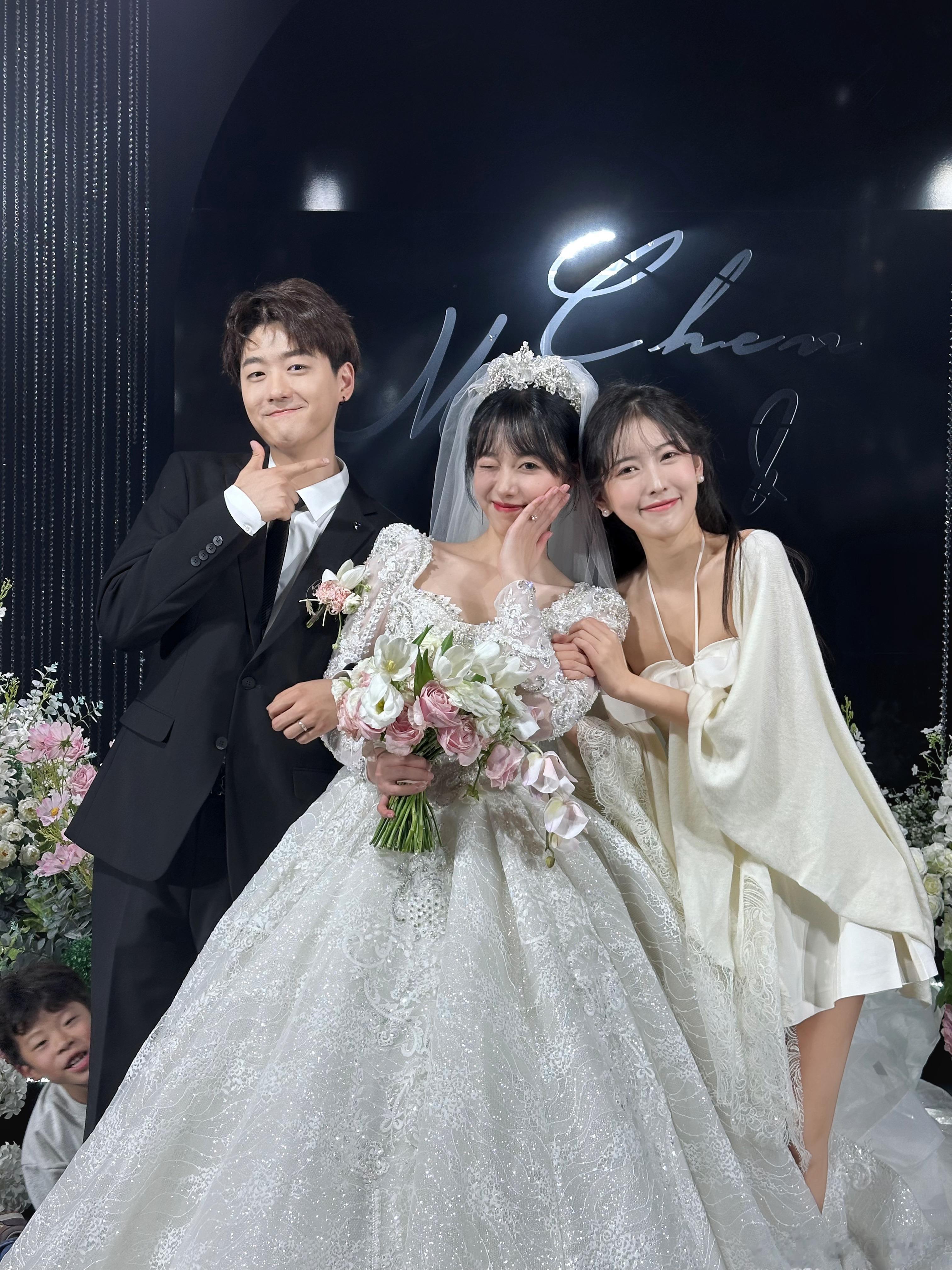 女二来参加男女主婚礼啦！💒2019年偶然参演小情书相识见证了他俩前后5年多的恋