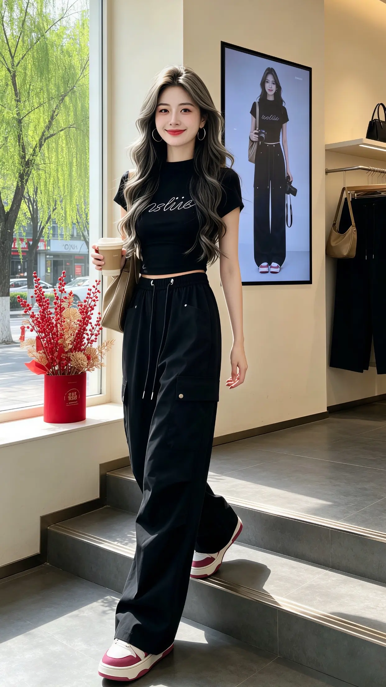 显瘦显高显腿长裤子 高颜值炸街女工装裤 工装裤穿搭能有多酷 夏季穿搭 ...