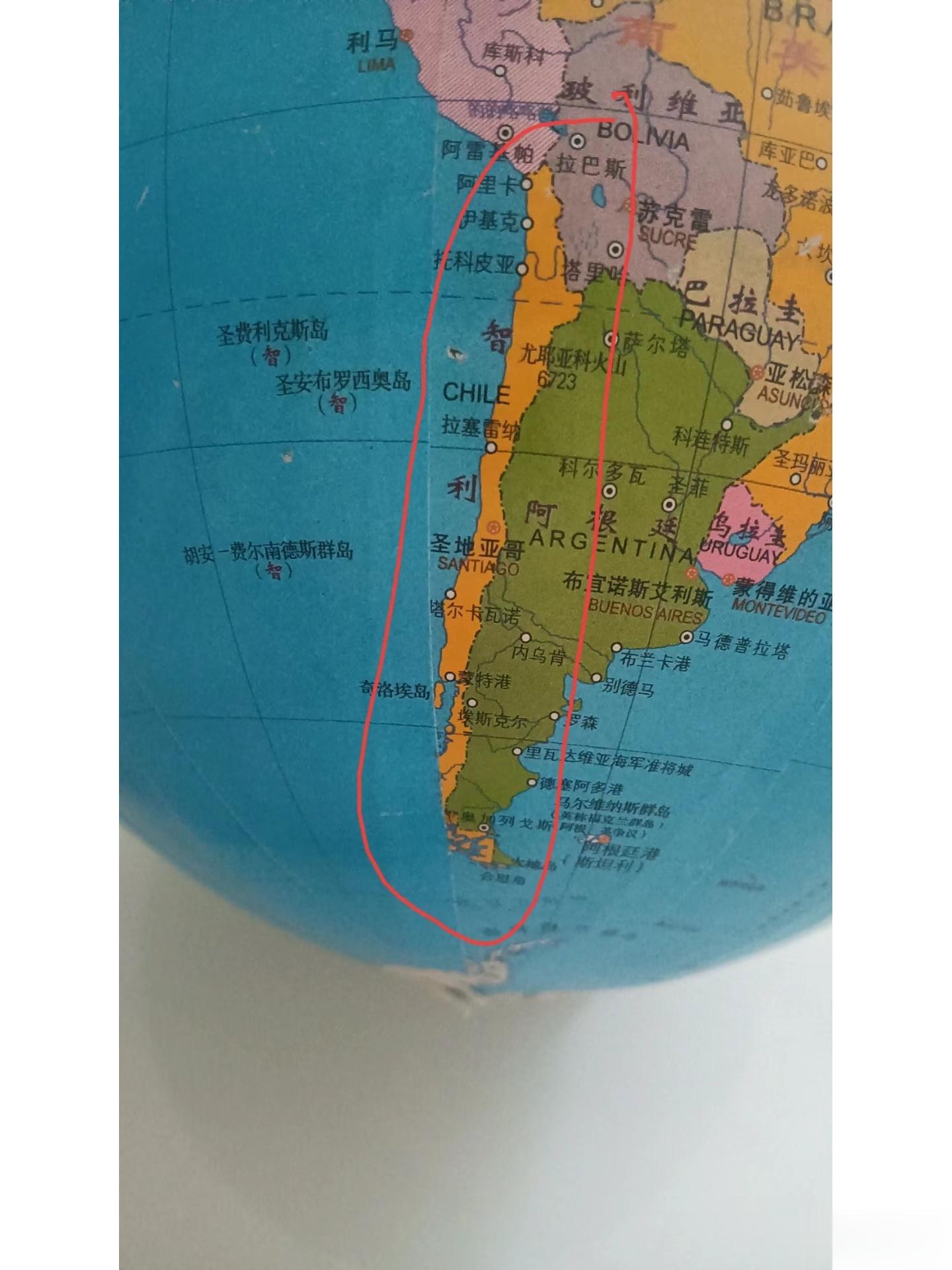 怎么会有这么长的国家？ ​​​