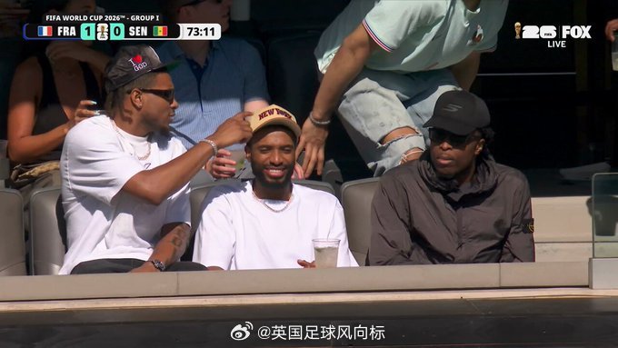 【NBA总冠军成员】法国3比1塞内加尔，这场世界杯小组赛，是在纽约新泽西体育场进