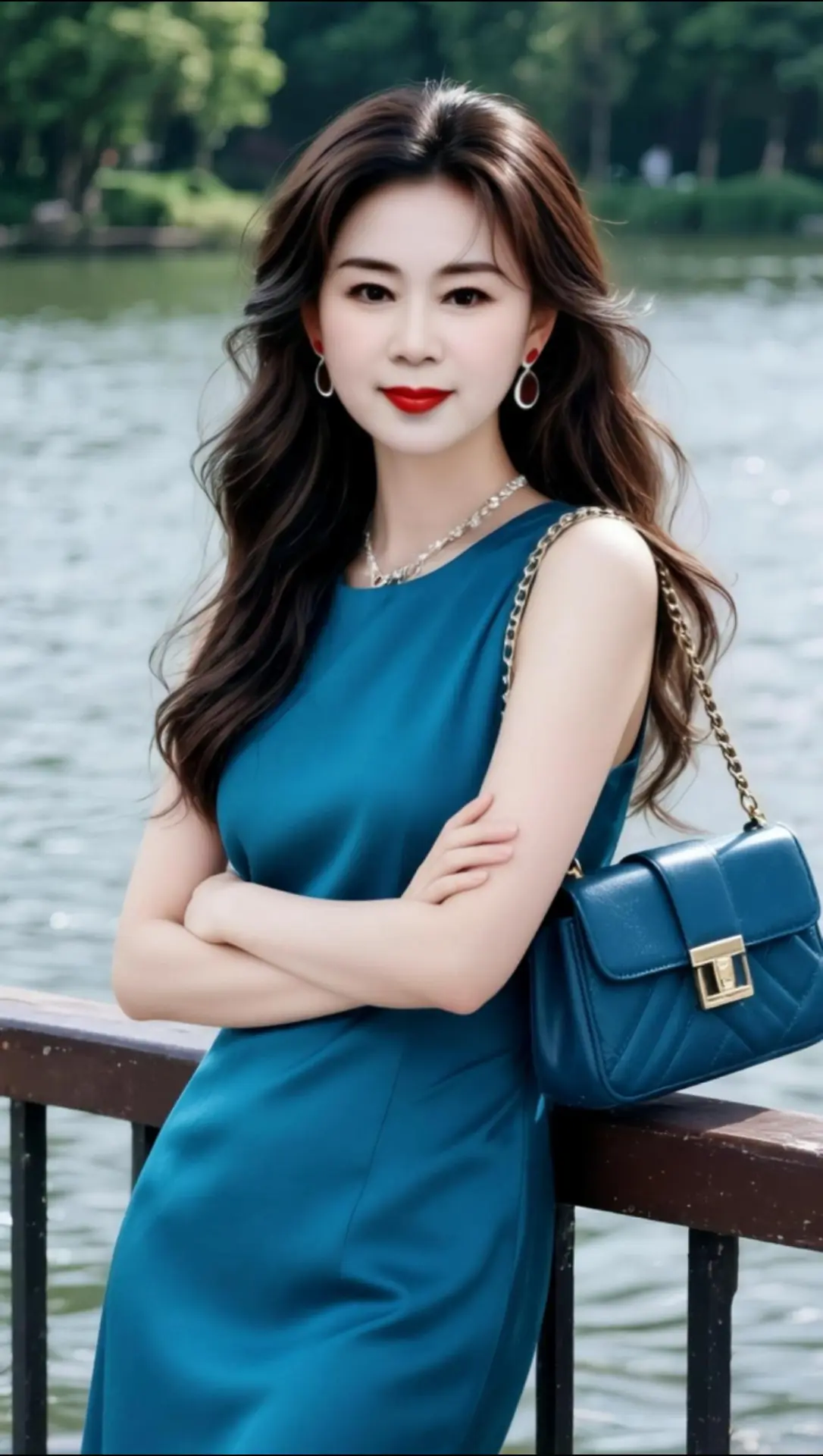 AI湖畔淑女照 随变ai随便玩