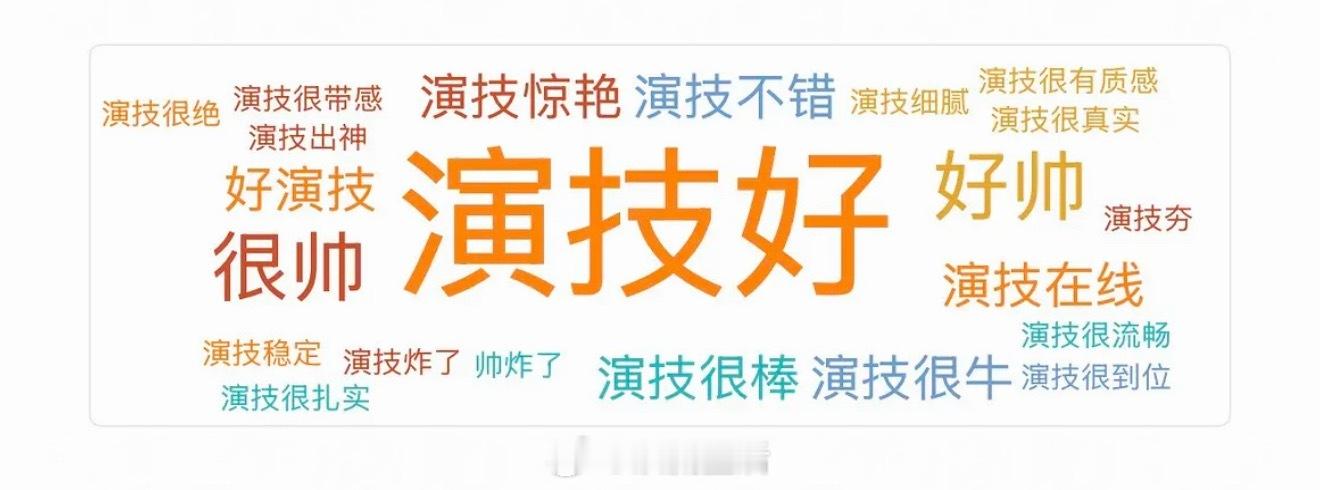 丁禹兮词条关联度最高的是演技好，他演戏观众是真爱看，信念感强入戏快出圈角色多。 