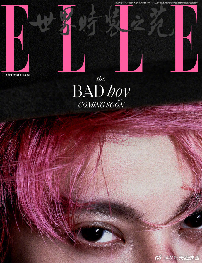 王鹤棣的《ELLE》金九预热来了！！策划真的好用心，不愧是创刊80周年&首位95