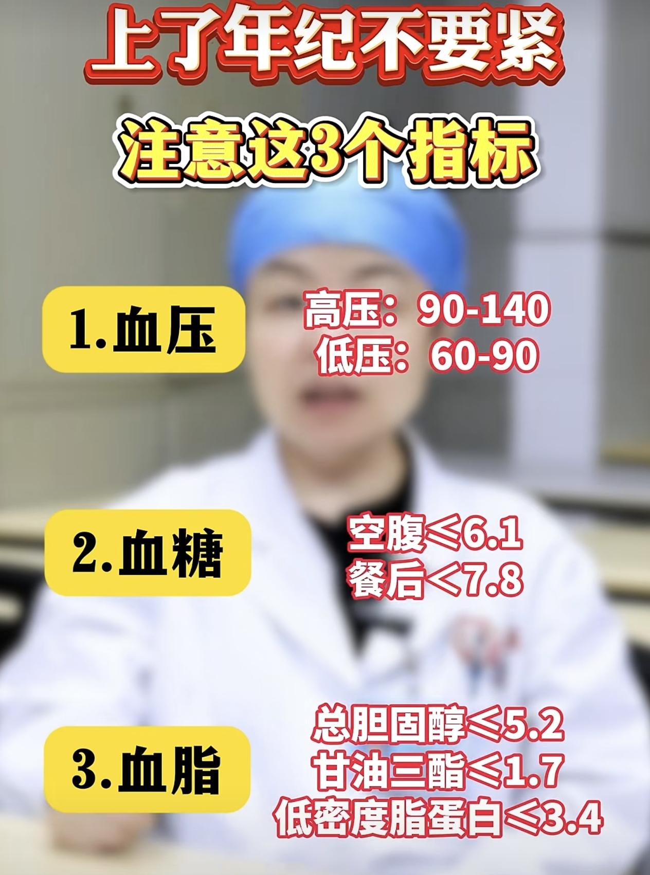 步入四十＋后多注意这几个指标