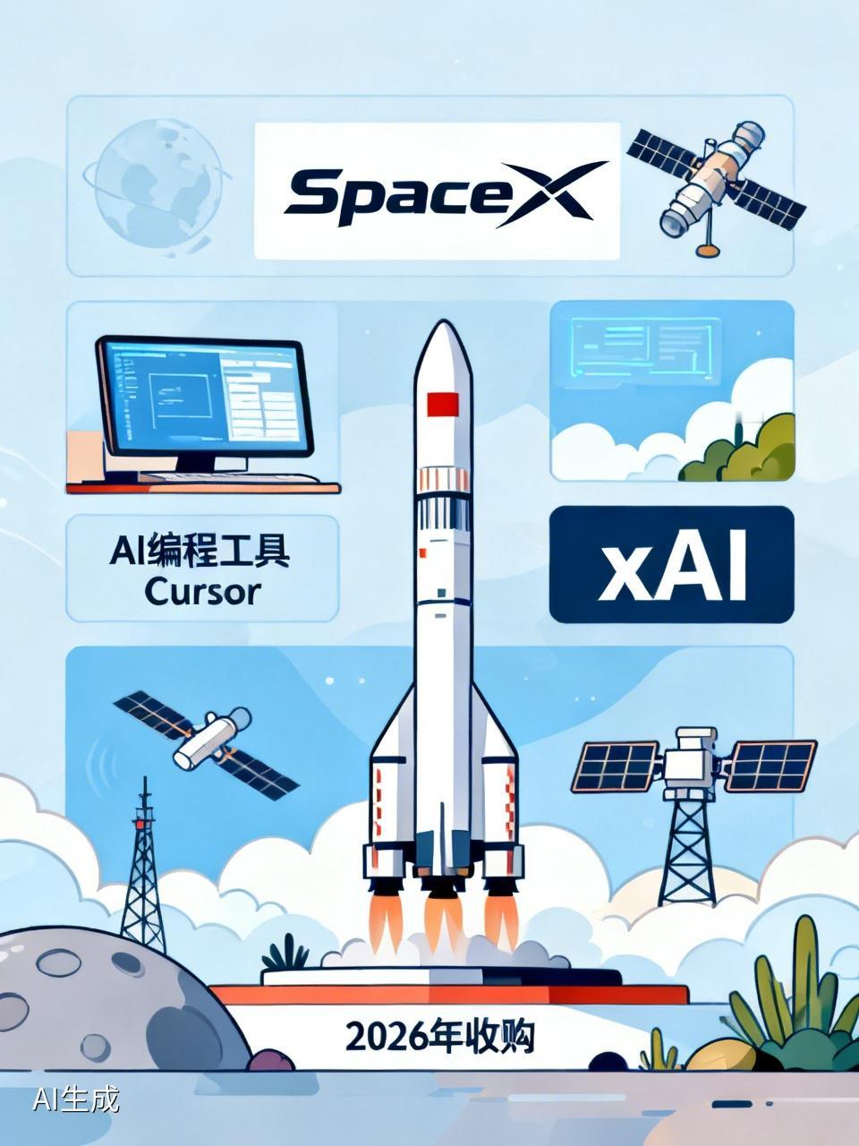 火箭公司的发展着实令人惊叹！以SpaceX为例，其业绩远超预期，借助AI与收购手