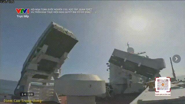越南海军装备的韩国“浦项”级护卫舰换装越南国产反舰导弹（VCM-T）后的试射画面