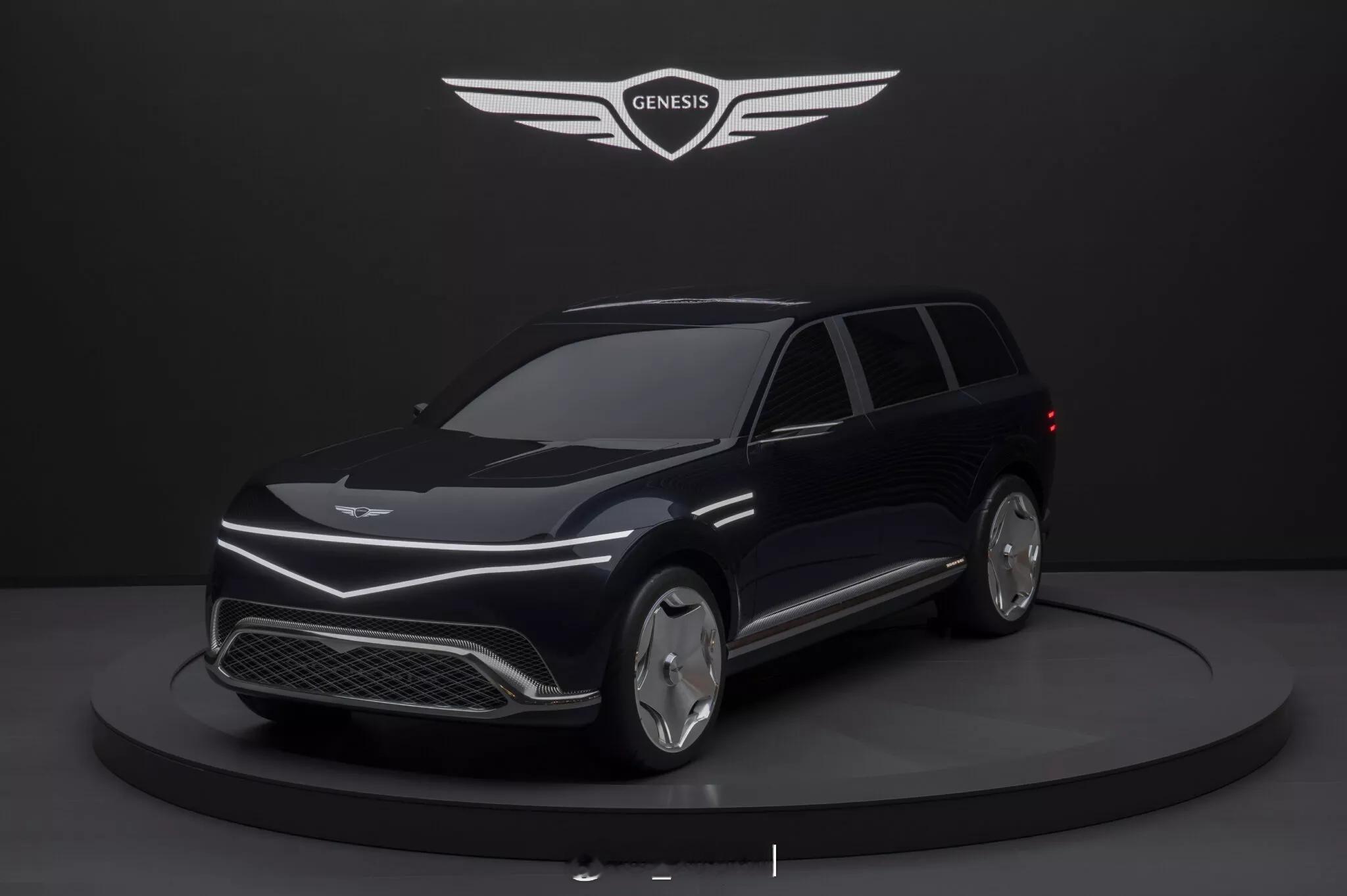 捷尼赛思GV90 捷尼赛思GV90，图1为此前概念车，图2为路试谍照，图3为实车
