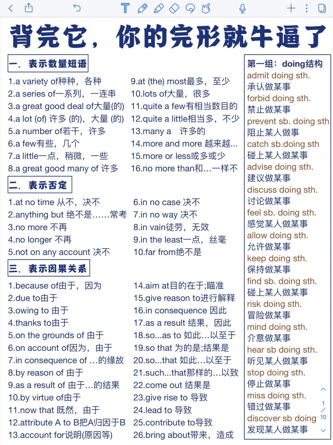拿捏完形‼️背完这篇！完形填空闭眼选答案！