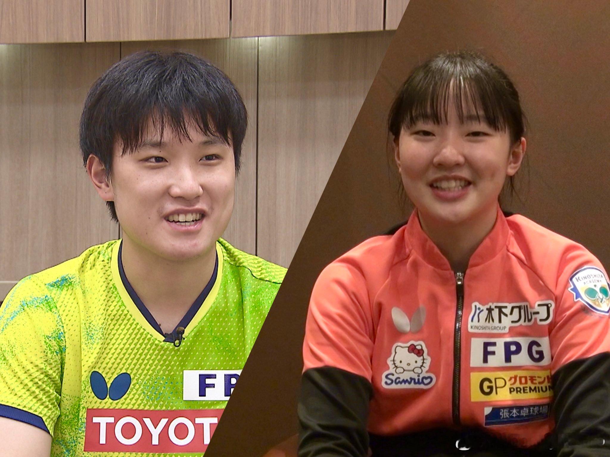 今晚23:35 fujitv 放送すぽると🏓️采访“最强兄妹”张本智和与张本美