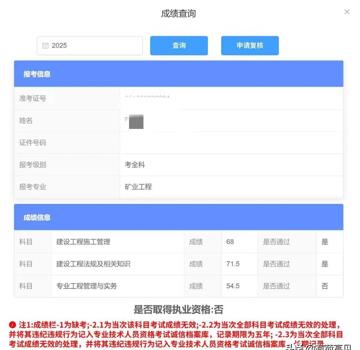 通宵半年，二建还是挂了！

分数跳出来的那秒，脑子嗡的一声，像有人把灯全关了。