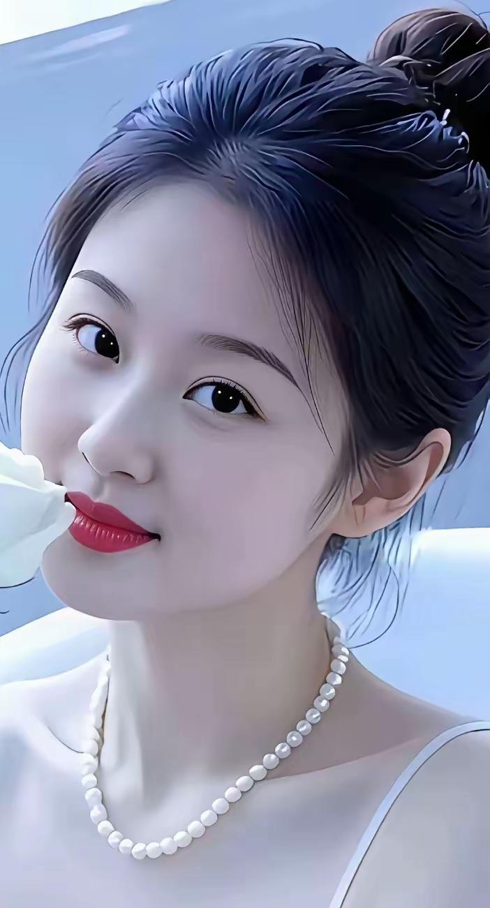 青纯美少女。